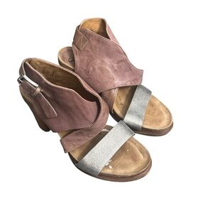 Sofft Beta Christine Women's Heeled Sandals Leather Size 7.5